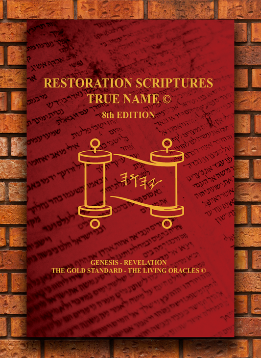 The Restoration Scriptures True Name Eighth Edition - Genesis-Revelation Softcover-QUANTITY DISCOUNTS