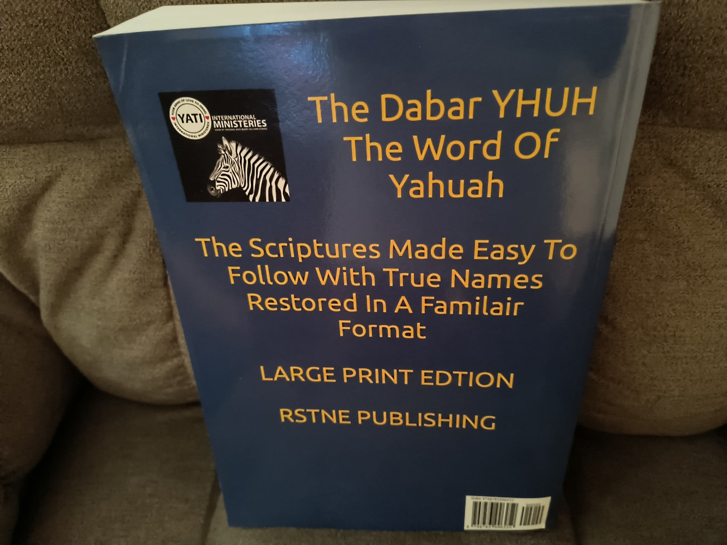 The Dabar YHUH-Large Print