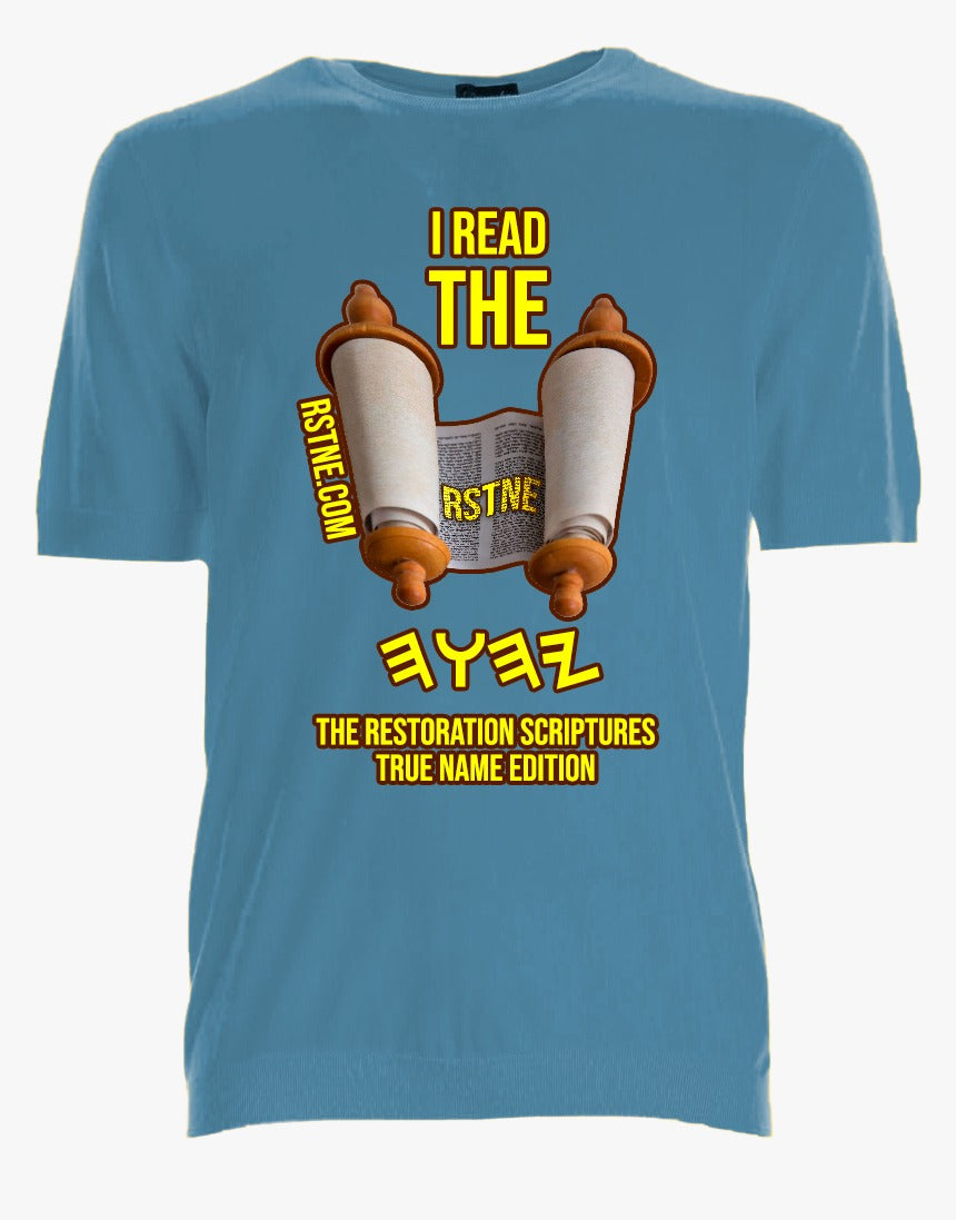 I Read The RSTNE Shirts For Men And Women © 2025 Carolina Blue Gray 3X Only