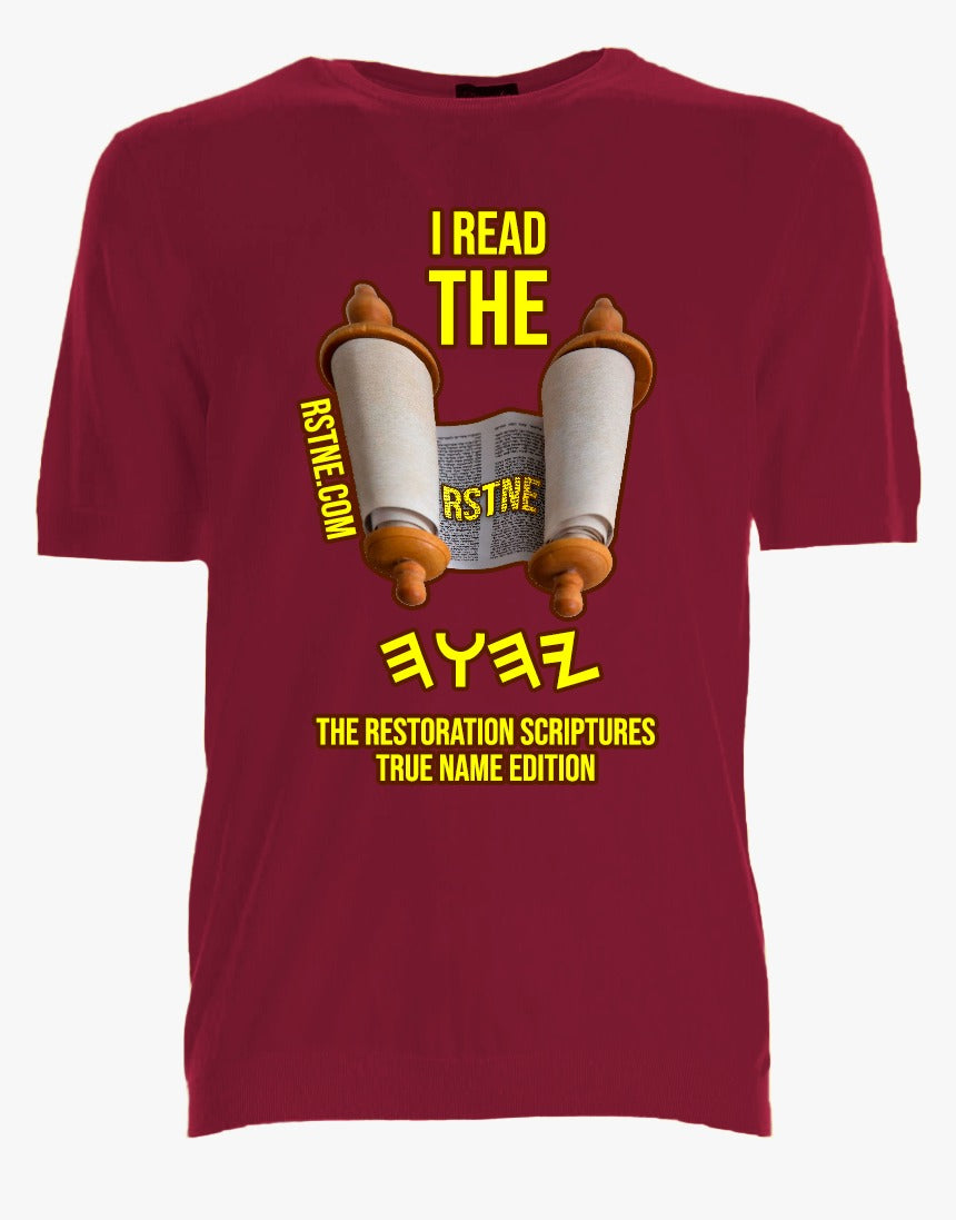 I Read The RSTNE Shirts For Men And Women-Wine Red All Sizes