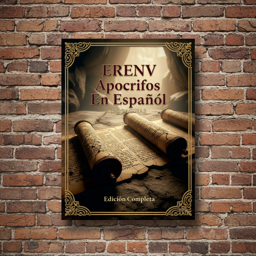 ERENV Apocrifos book cover on brick background