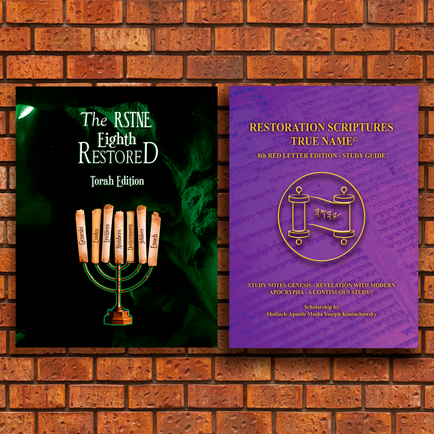 The Restoration Scriptures Restored Torah True Paleo Name Eighth Edition Hardcover + RSTNE Study Guide Softcover