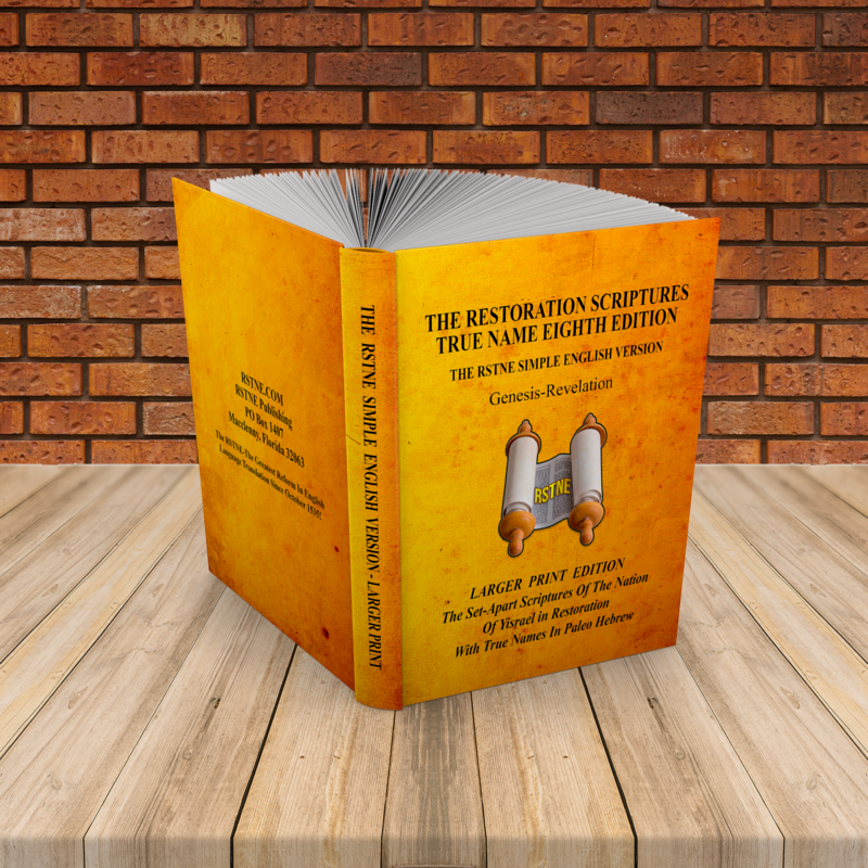 RSTNE Simple Larger Print Edition-Hardcover Black Font
