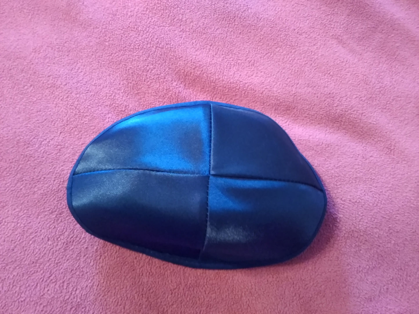 Kippot/Skull Caps-Satin [Black, Blue Or White] (This Is An All Sales Final Item)